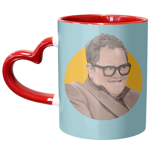 Alan Carr - unique mug by Pink and Pip