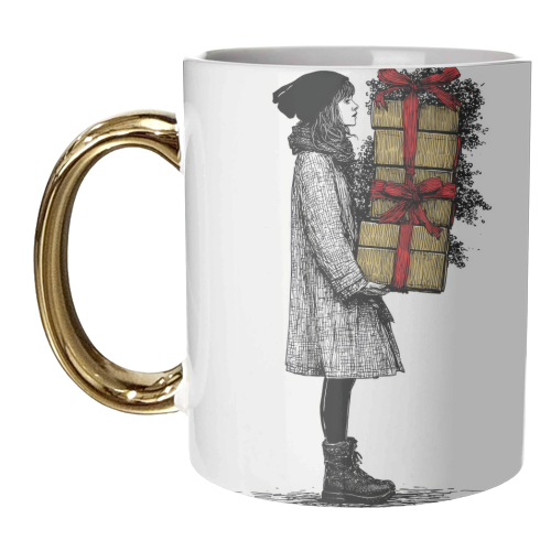 Christmas gifts - unique mug by DejaReve