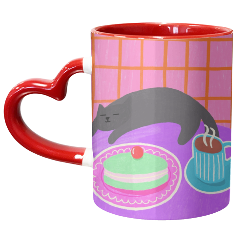 Table Naps - unique mug by The Paper Tail