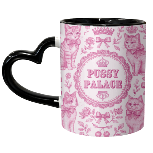Pussy Palace - unique mug by Lilly Rose