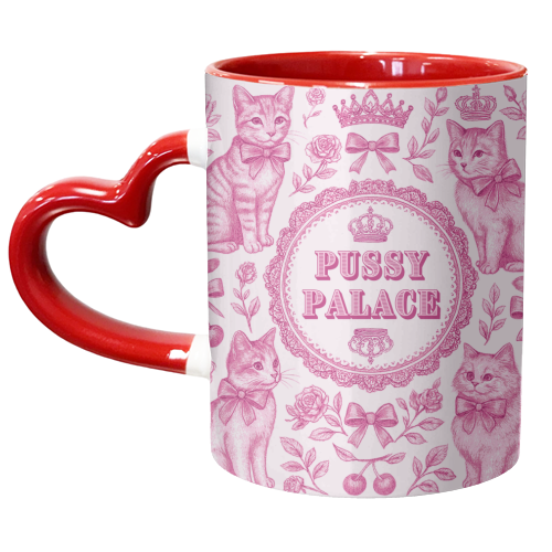 Pussy Palace - unique mug by Lilly Rose