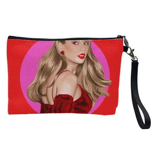 Beautiful Showgirl - pretty makeup bag by Pink and Pip