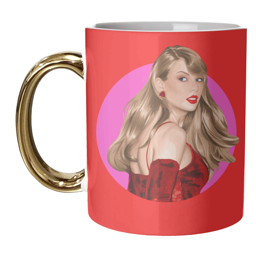Beautiful Showgirl - unique mug by Pink and Pip