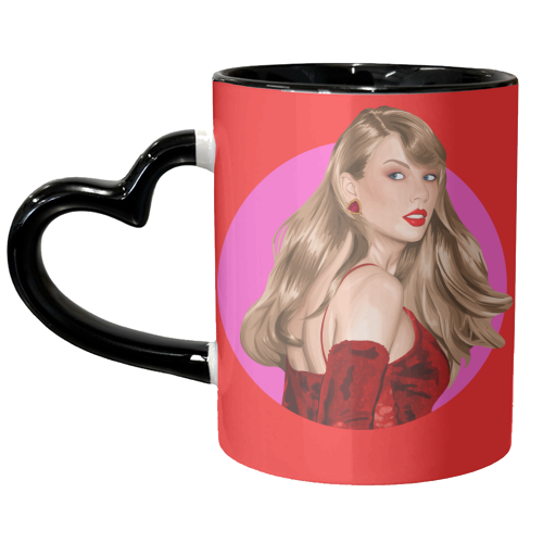 Beautiful Showgirl - unique mug by Pink and Pip