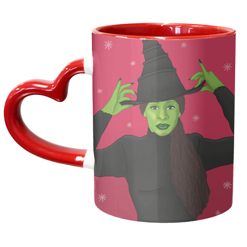 Wicked Christmas - unique mug by Loren Grosvenor