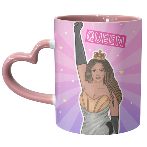 Beyoncé Queen - unique mug by Loren Grosvenor