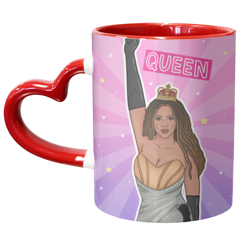 Beyoncé Queen - unique mug by Loren Grosvenor