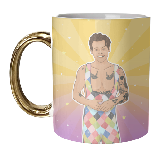 Party in Styles - unique mug by Loren Grosvenor