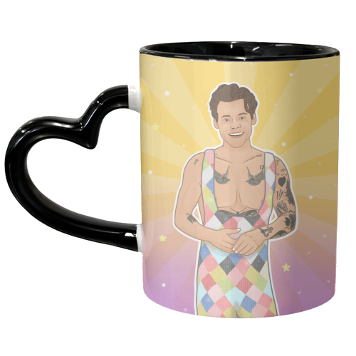 Party in Styles - unique mug by Loren Grosvenor