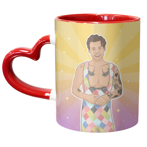 Party in Styles - unique mug by Loren Grosvenor