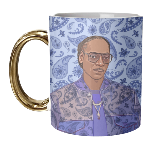 Paisley Snoop - unique mug by DOLLY WOLFE