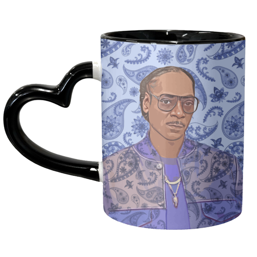 Paisley Snoop - unique mug by DOLLY WOLFE