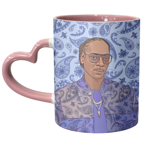 Paisley Snoop - unique mug by DOLLY WOLFE