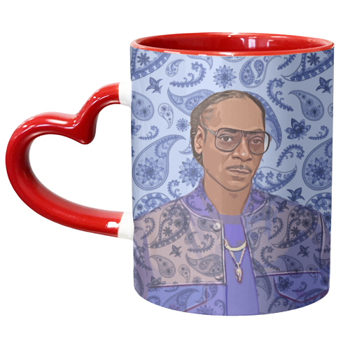 Paisley Snoop - unique mug by DOLLY WOLFE
