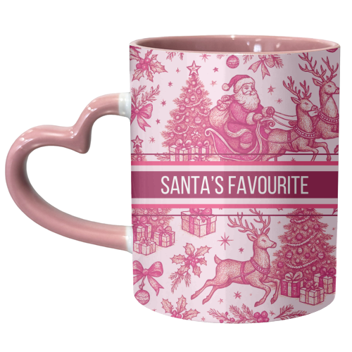 Santa's Favourite - unique mug by Lilly Rose