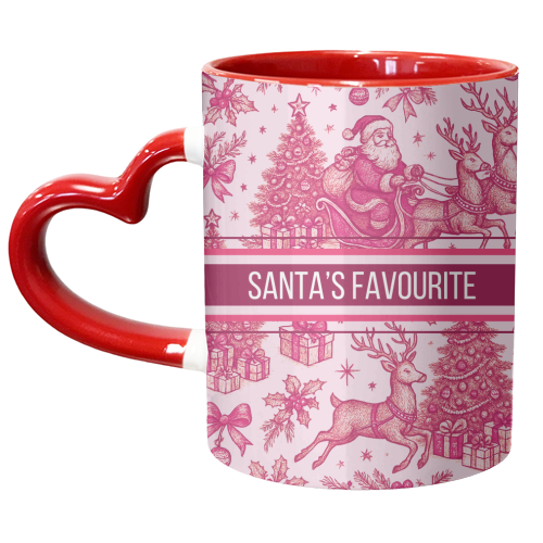 Santa's Favourite - unique mug by Lilly Rose