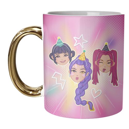 Kpop Demon Hunters - unique mug by Loren Grosvenor