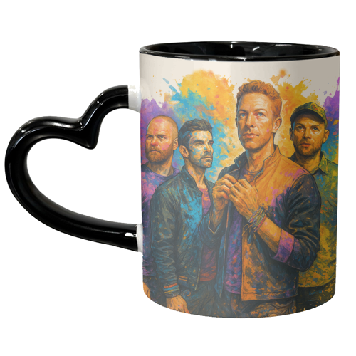 ColourPlay - unique mug by Ms Doodle