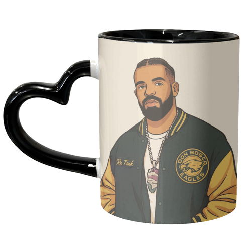 Drake - unique mug by Ms Doodle