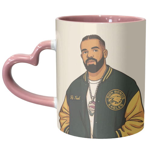 Drake - unique mug by Ms Doodle