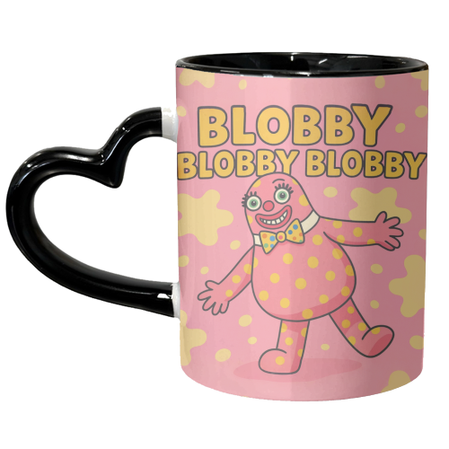 Blobby - unique mug by Ms Doodle