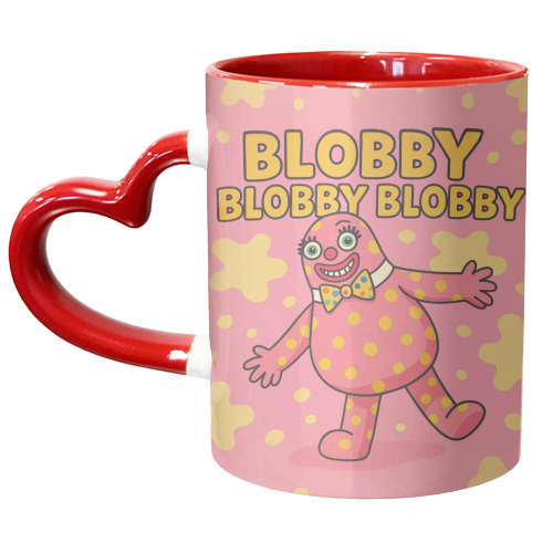 Blobby - unique mug by Ms Doodle
