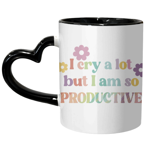 I cry a lot Swiftie gift - unique mug by Giddy Kipper