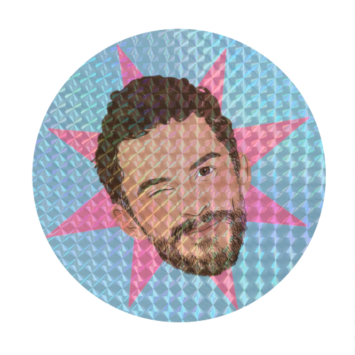 Jonathan Bailey - Circle Sticker by The Queer Store