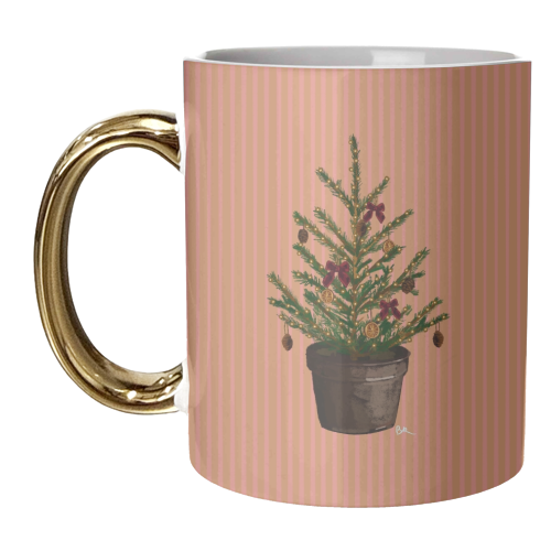 A Christmas Tree - unique mug by Beverley Rae