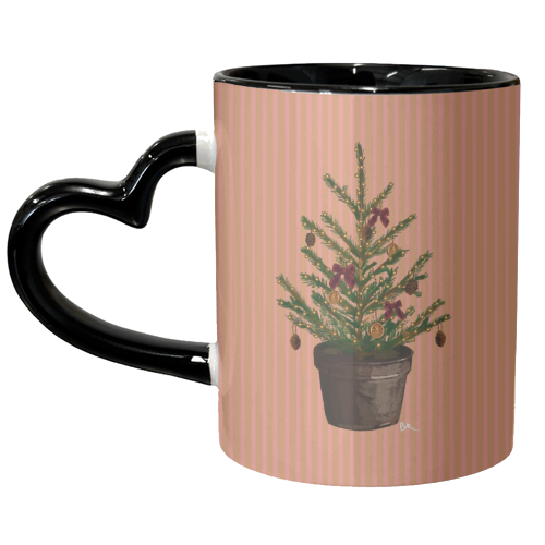 A Christmas Tree - unique mug by Beverley Rae