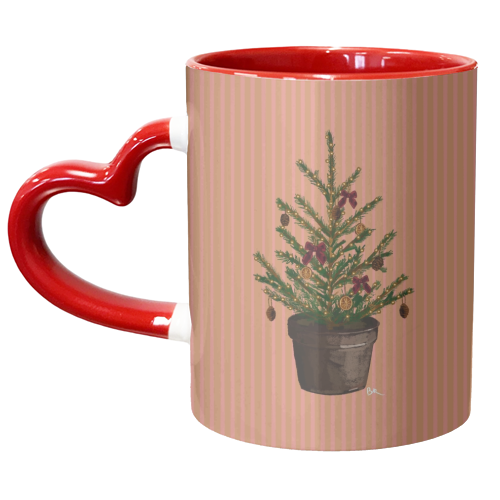 A Christmas Tree - unique mug by Beverley Rae