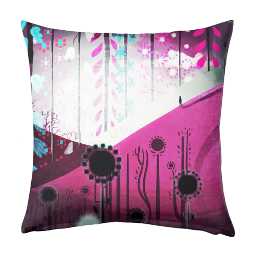 Finding Myself - designed cushion by Amy Lewis