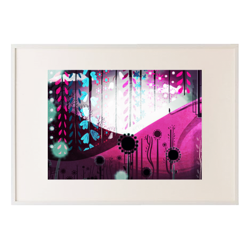 Finding Myself - framed poster print by Amy Lewis