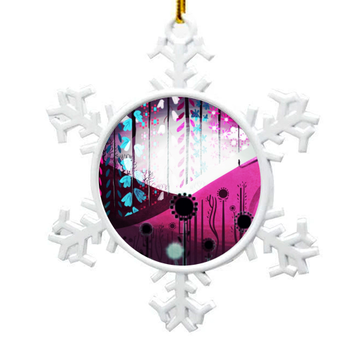 Finding Myself - snowflake decoration by Amy Lewis
