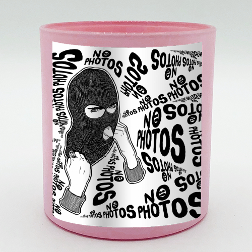 No Photos II - scented candle by Si Gross