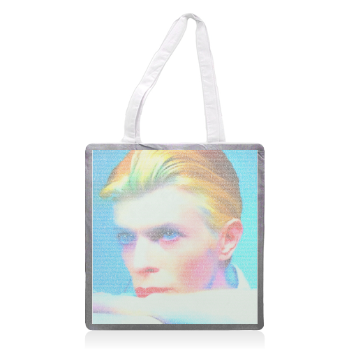 The Man Who Fell To Earth - printed tote bag by RoboticEwe