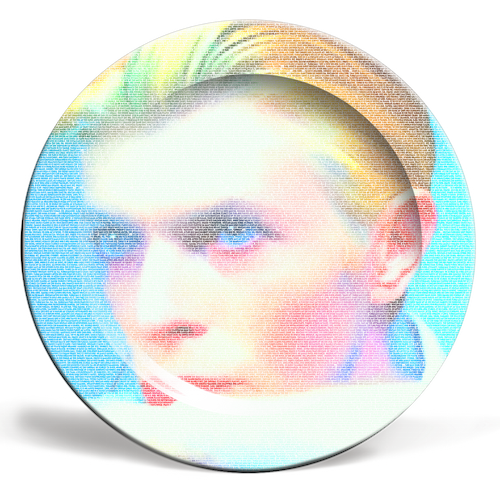 The Man Who Fell To Earth - ceramic dinner plate by RoboticEwe