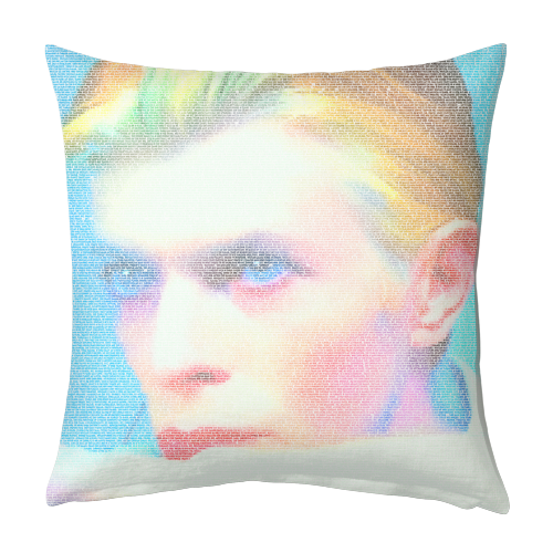 The Man Who Fell To Earth - designed cushion by RoboticEwe