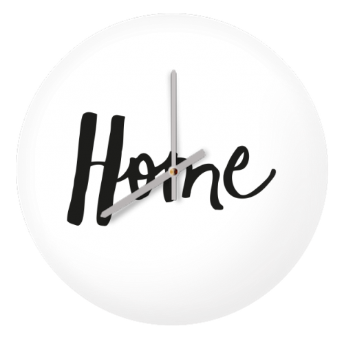 Home - quirky wall clock by Jessie Moane