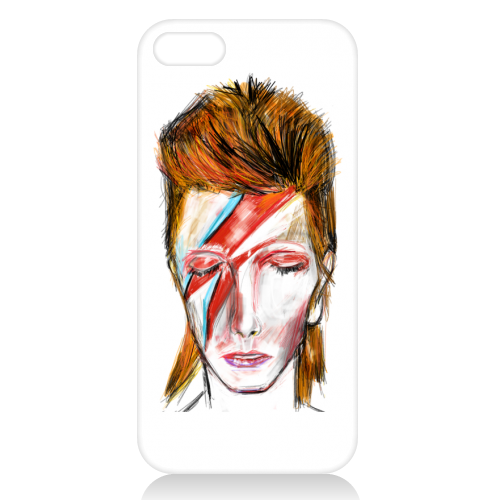 Bowie  - unique phone case by James Jefferson Peart