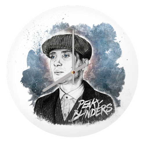 Tommy Shelby - Peaky Blinders - quirky wall clock by Daniel Cash