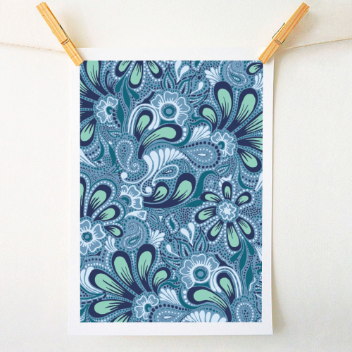 Burst of Spring - A1 - A4 art print by Julia Barstow