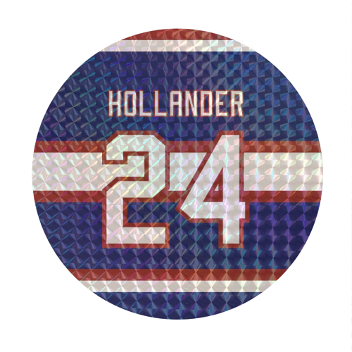 Hollander - Montreal Jersey Blue - Circle Sticker by The Girl Next Draw