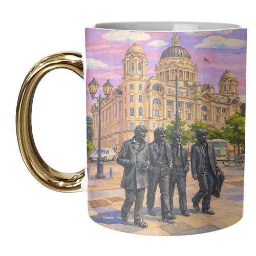 Liverpool Statue - unique mug by AP