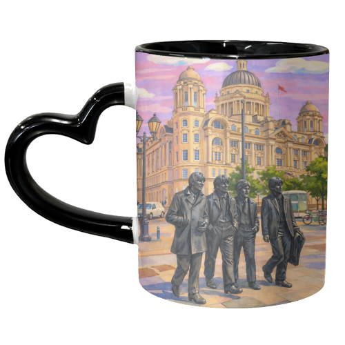 Liverpool Statue - unique mug by AP