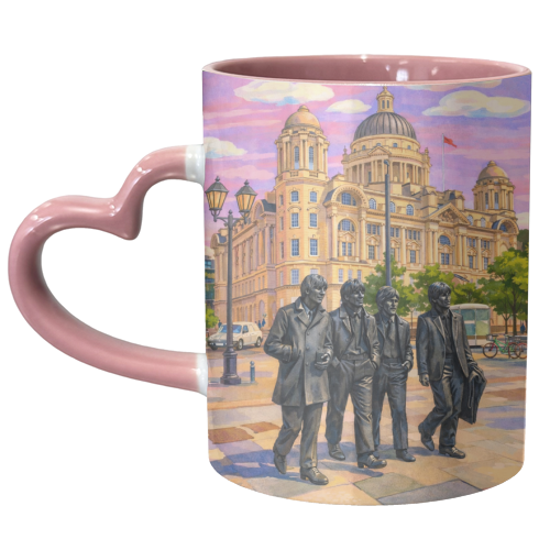 Liverpool Statue - unique mug by AP