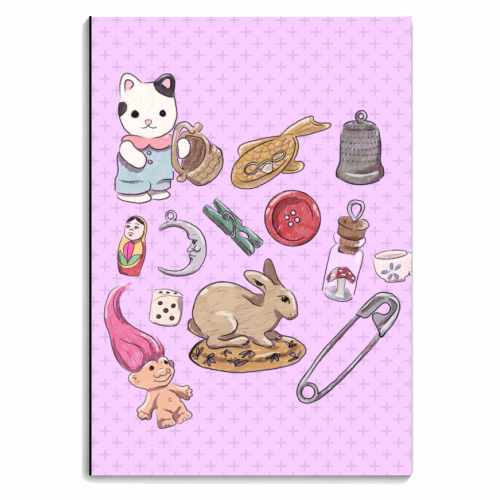 Trinkets - personalised A4, A5, A6 notebook by The Queer Store