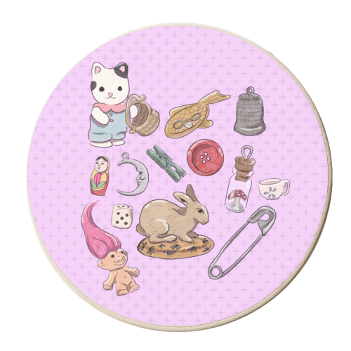 Trinkets - personalised beer coaster by The Queer Store