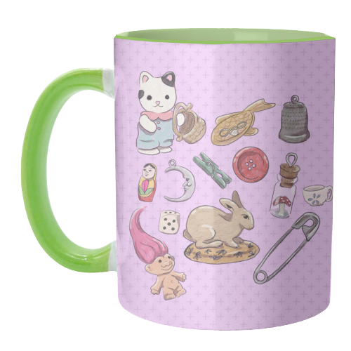 Trinkets - unique mug by The Queer Store