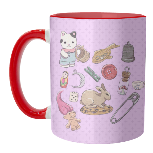 Trinkets - unique mug by The Queer Store